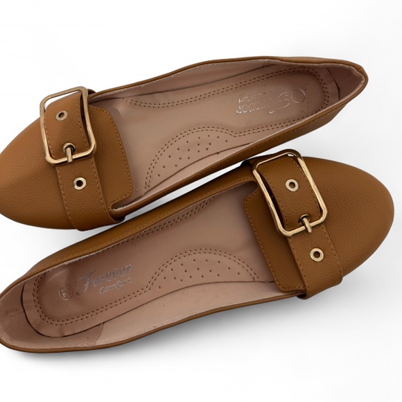 Forever Comfort ballet tan flats - Picture 6 of 7